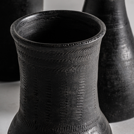Set vaze negre teracota|Vaze contemporane minimaliste [1]