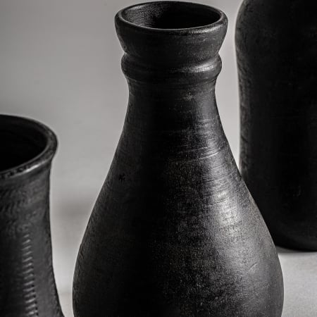 Set vaze negre teracota|Vaze contemporane minimaliste [2]