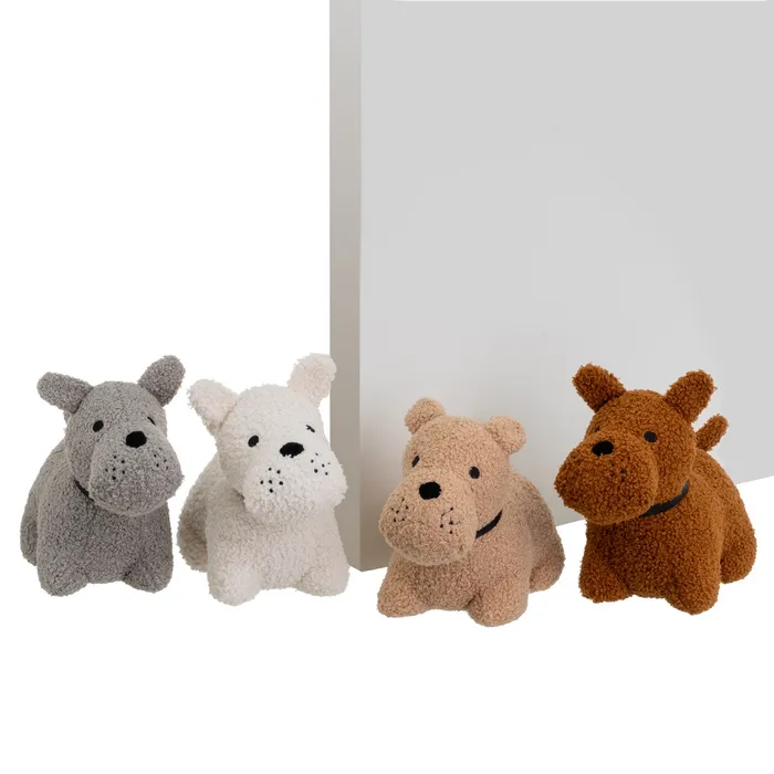 Opritoare pentru usi - Set 4 opritoare de ușă textile în formă de câini
