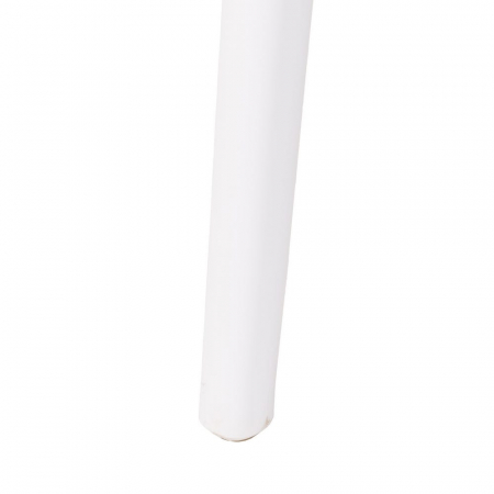 Scaune albe cu brațe, din polipropilenă, design curbat – set 4 bucăți stivuibile [11]