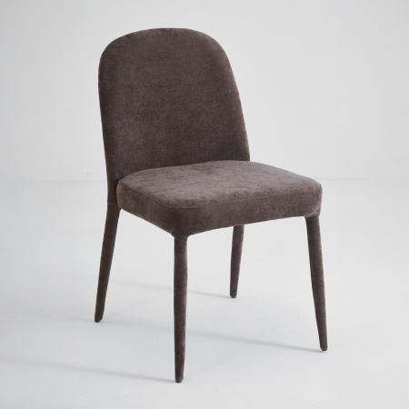 Scaune Dining - Set 4 scaune dining și Horeca din stofă chenille maro