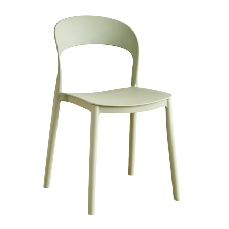 Scaune - Set 4 scaune stivuibile de dining grădină și HORECA din polipropilenă verde mentă