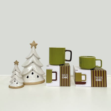 Set cani Chic design natural|Cani ceramica premium [2]