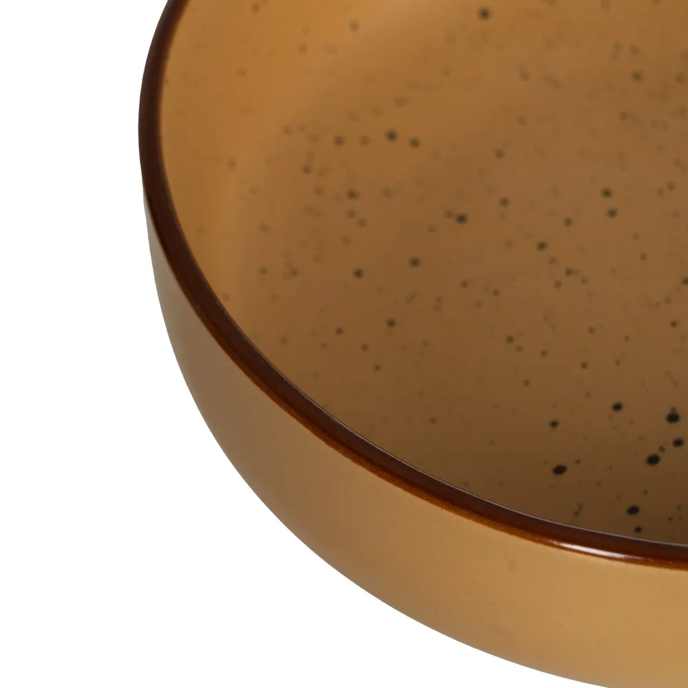 Farfurii adanci ocru 6 buc | Farfurii de toamna practice [2]