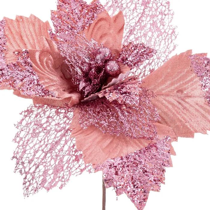 Flori Decorative Roz CreativDeco - Accente Colorate pentru Craciun [1]