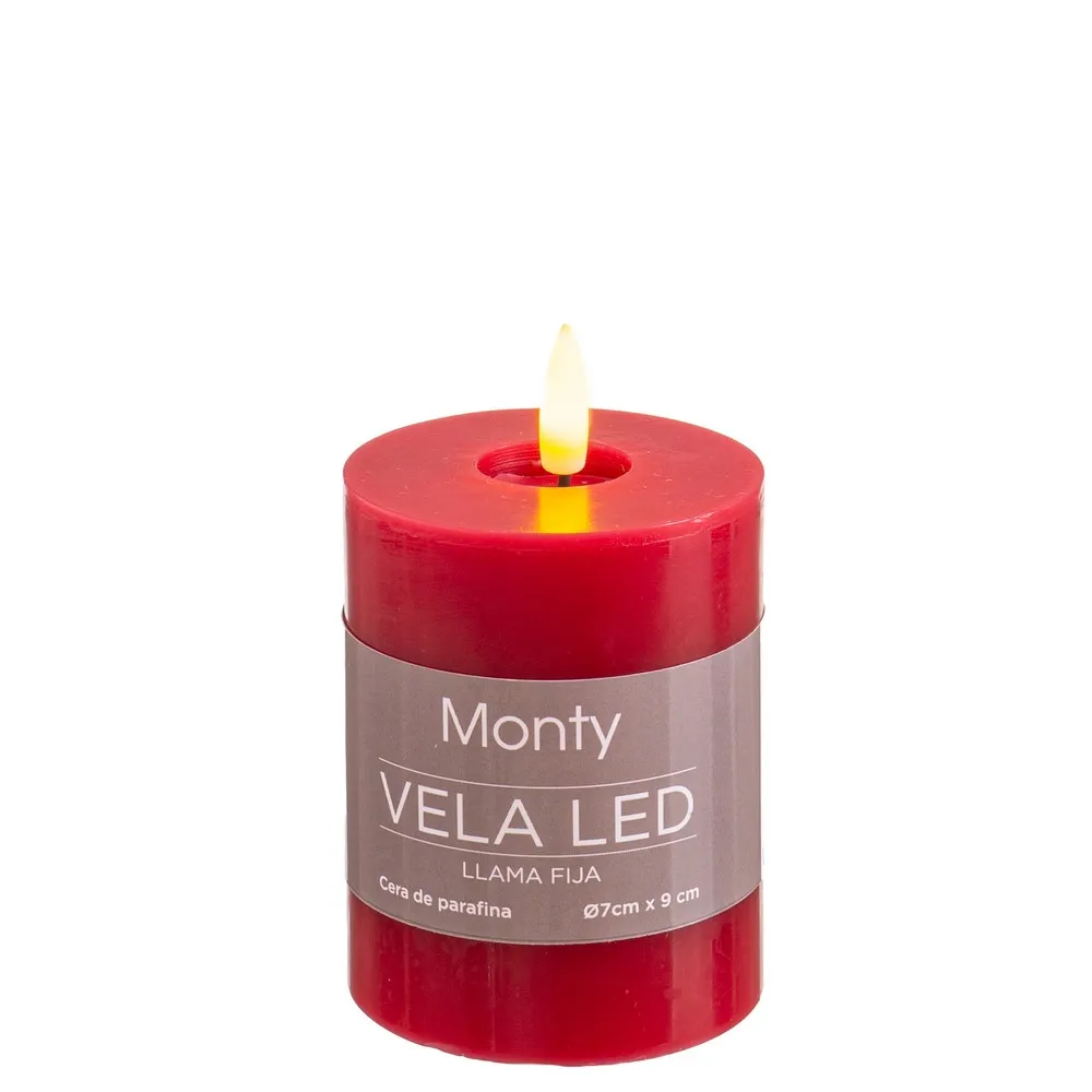 Set 6 Lumanari LED Rosii cu Flacara Fixa | Lumini Ambientale [0]