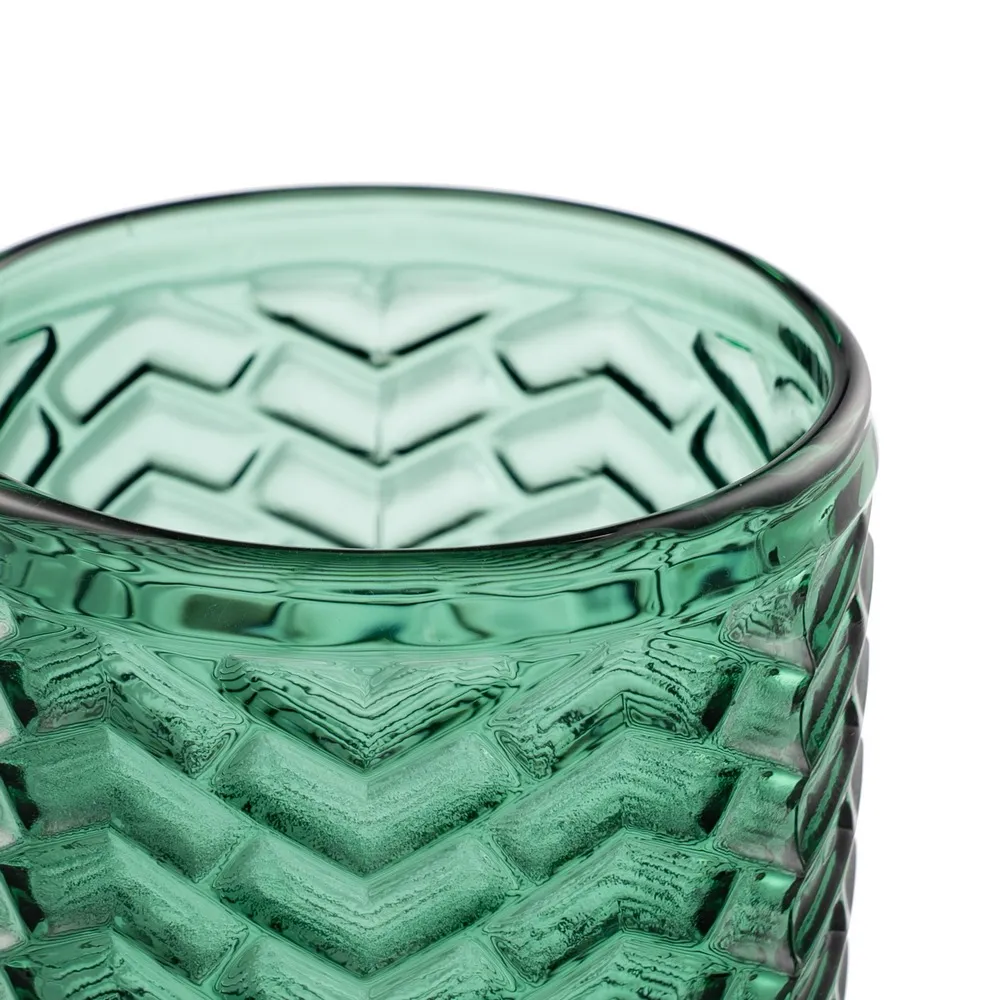 Set 6 Pahare Dark Green, Cristal Verde - CreativDeco.ro [3]