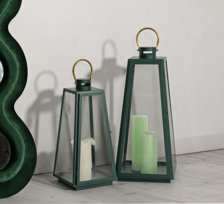 Set 2 felinare verzi | Iluminat ambiental elegant | CreativDeco [5]