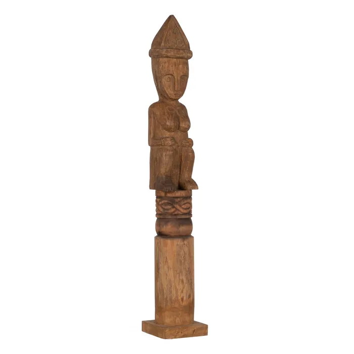 Set figurine africane lemn mango|Decoratiuni etnice autentice [2]