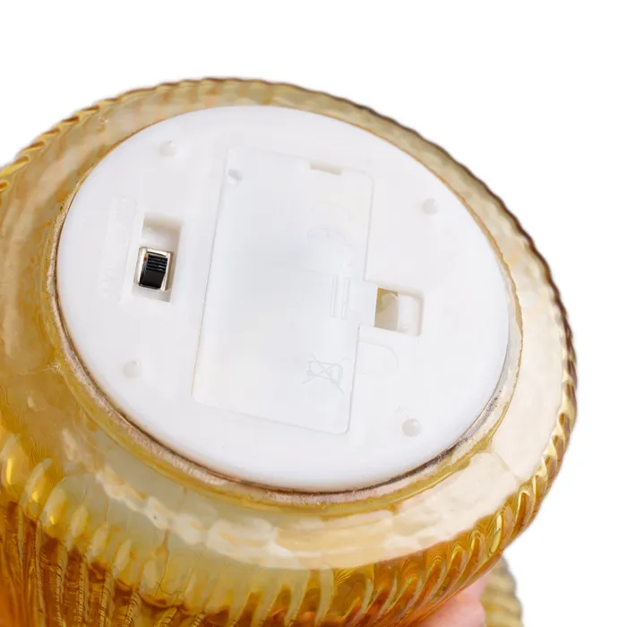 Figurine ciuperci LED galbene|Decorațiuni elegante moderne [7]