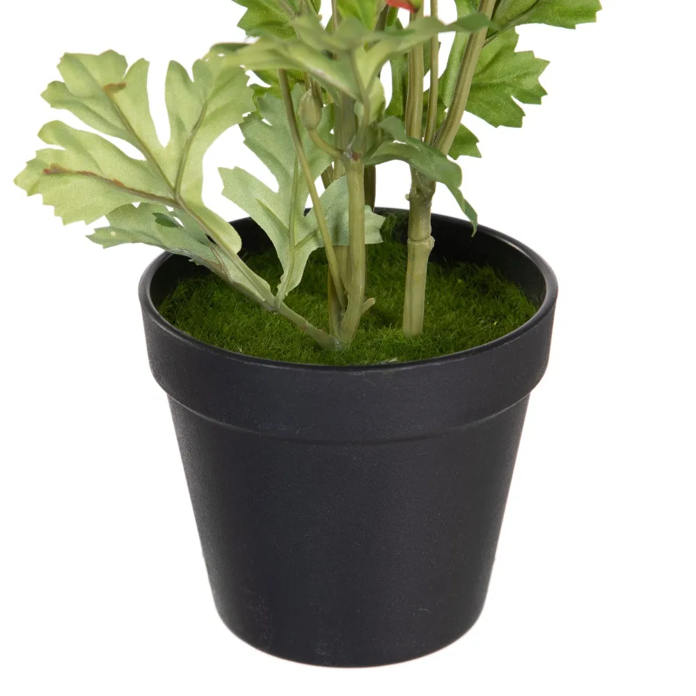 Ghivece cu flori artificiale albe | Decoratiuni dormitor | CreativDeco [3]