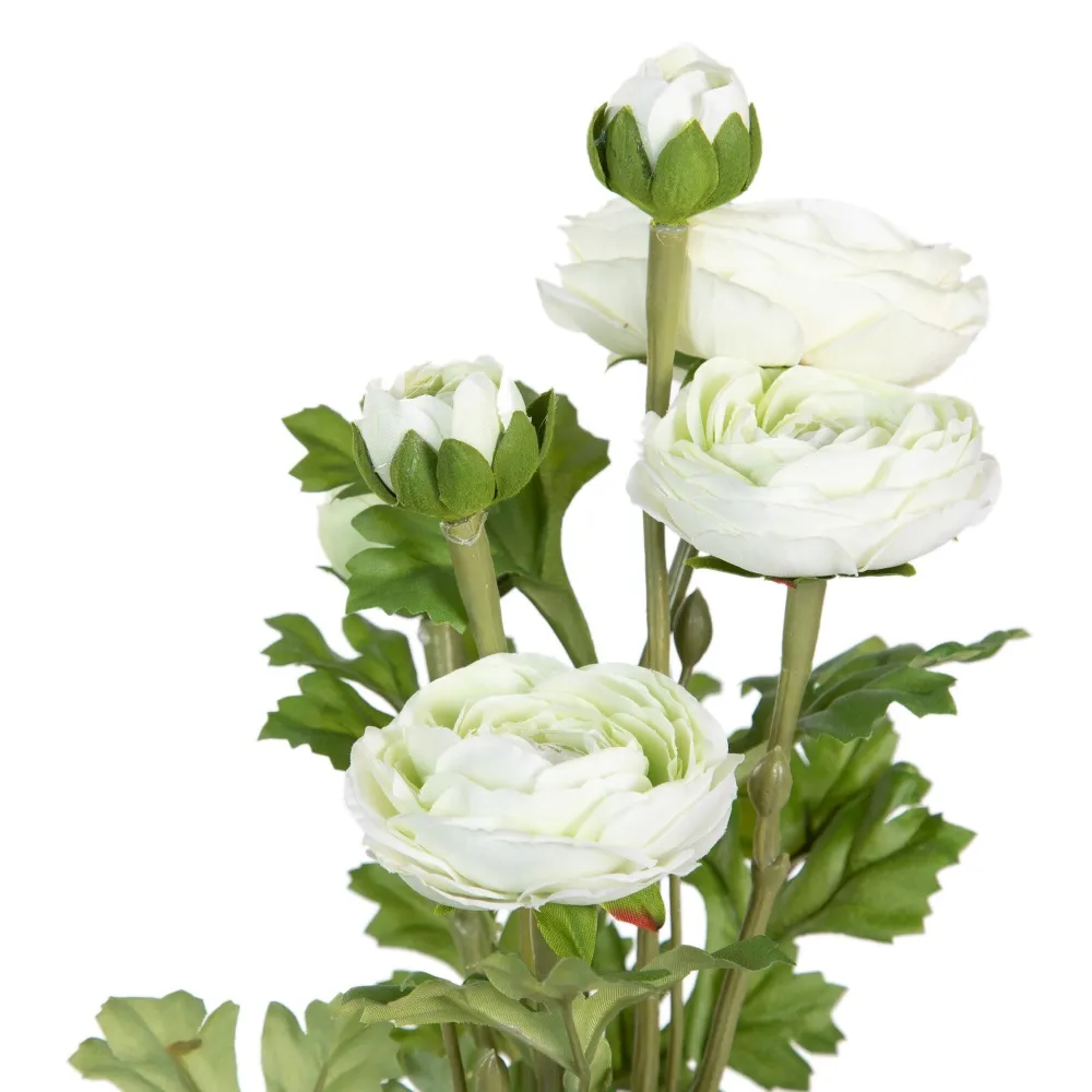 Ghivece cu flori artificiale albe | Decoratiuni dormitor | CreativDeco [1]