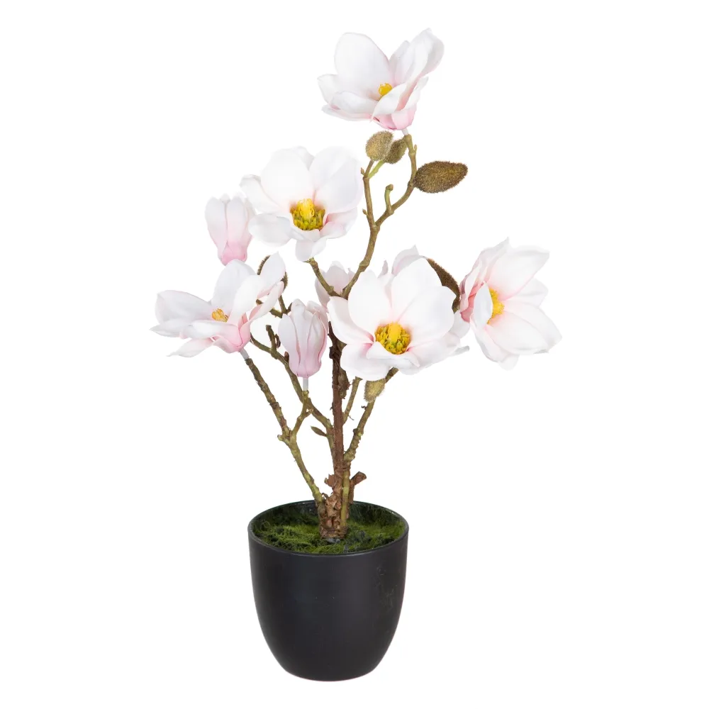 MEGA PROMOTII - Set Magnolii Roz Artificiale | Flori Decorative de Interior