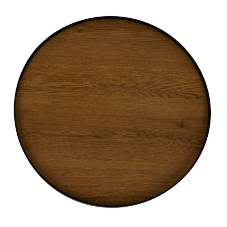 Măsuțe cafea Accordo design modern cu sticlă fumurie și lemn natural [3]