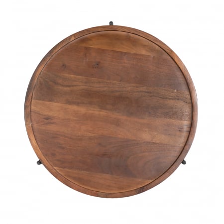 Măsuțe de cafea Cellini din lemn și metal, design modern natural pentru living [6]
