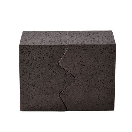 Mobilier - Măsuțe laterale Abraco, set 2 piese din MgO, rezistente la intemperii, culoare mocca pentru decor modern