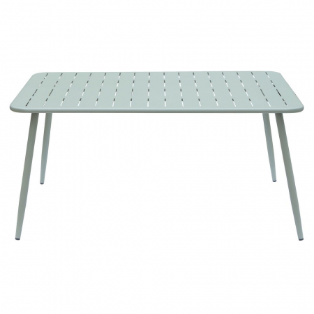 Set de 2 mese Pankow mint într-o grădină scandinavă cu plante verzi și scaune bej [2]