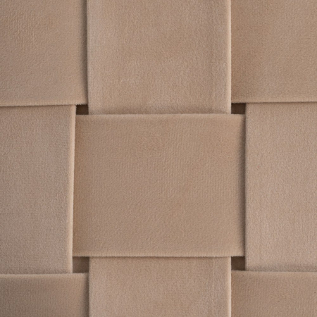 Set de 2 pufuri cu ladă bej din material textil cu structură MDF [7]