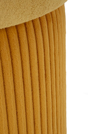 Set de 2 pufuri cu spațiu de depozitare galbene Aspen [4]