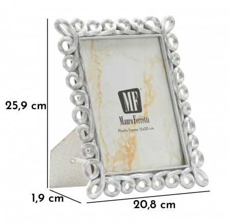 Rame foto rășină argintie – set de 2, Hollow [5]