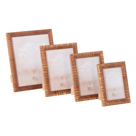 Set rame MDF rustic 15x20 cm textură lemn | CreativDeco [1]
