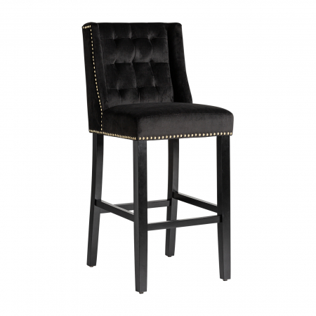 Scaune in Stil Contemporan - Set 2 scaune bar contemporane lemn negru|Scaune moderne