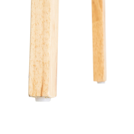 Scaune bar lemn natural cu împletitură din sfoară de hârtie – set 2 [10]