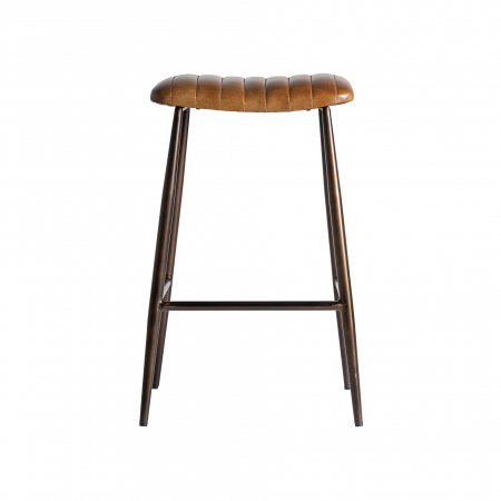 Set scaune bar vintage piele | Scaune inalte elegante [1]
