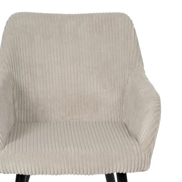 Set 2 scaune bej catifea moderne|Scaune bej din catifea pentru dining [4]