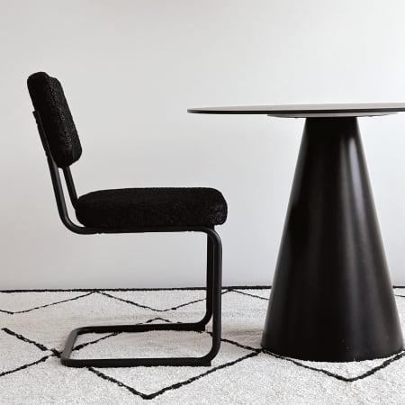 Scaune in Stil Contemporan - Scaun Design Negru|Scaune Dining Premium