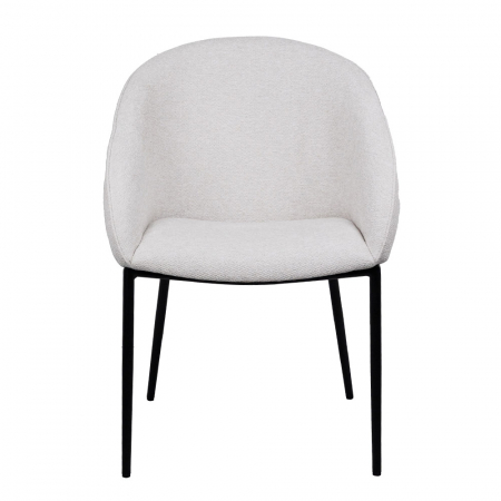 Set de 2 scaune tapițate cu brațe, design nordic contemporan, confortabile și versatile pentru dining sau birou [6]
