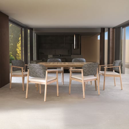 Set de 2 scaune Freeland stejar natural gri [1]