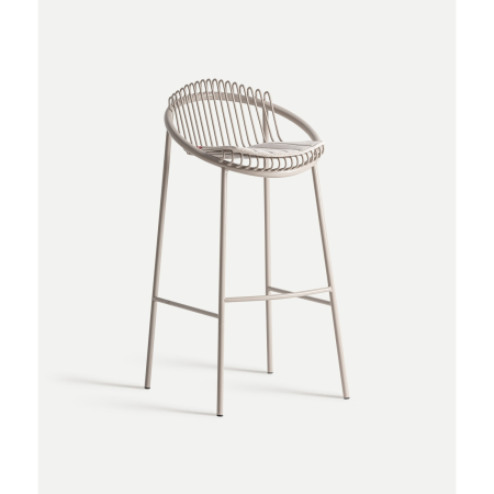 Scaune Bar Exterior - Set de 2 scaune de bar pentru gradina si HORECA Brienz 51x53x97 cm