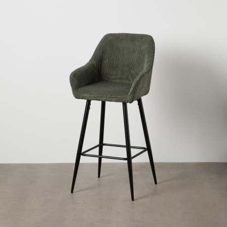 Set 2 scaune bar verzi moderne|Scaune de bar verzi pentru decoruri contemporane