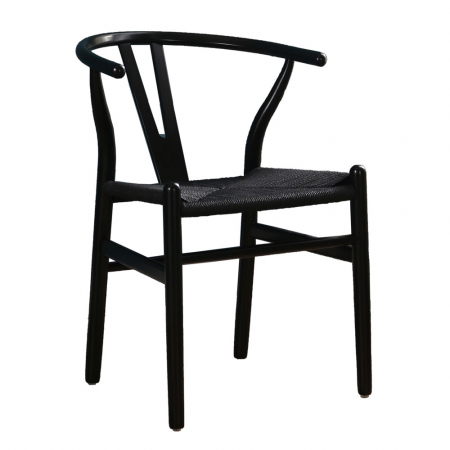 Scaune - scaune negre franghie lemn fag design japandi