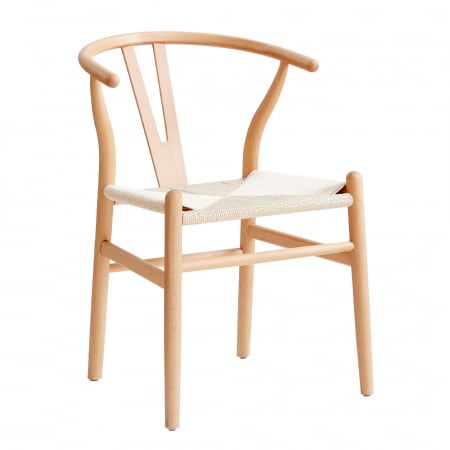 Scaune - scaune lemn fag franghie naturale design japandi