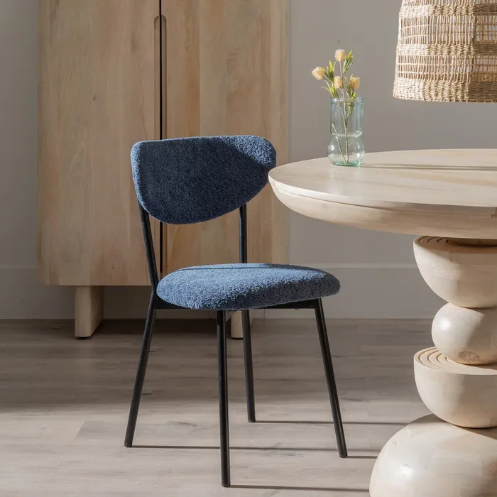 Set 2 scaune albastre moderne|Scaune albastre pentru relaxare [1]