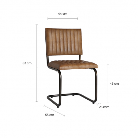 Set scaune vintage metal piele|Scaune dining confortabile [6]
