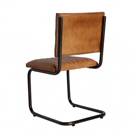 Set scaune vintage metal piele|Scaune dining confortabile [3]