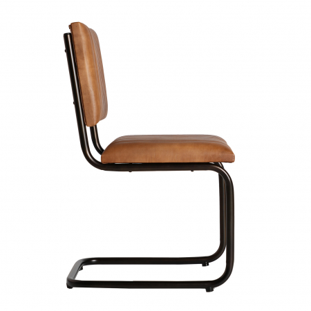 Set scaune vintage metal piele|Scaune dining confortabile [2]