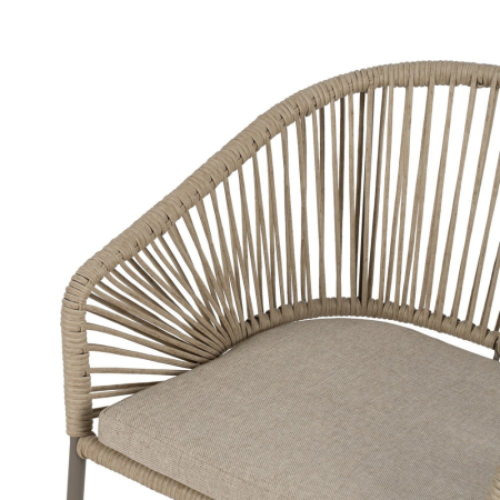 Set de 2 scaune din ratan sintetic cu pernă detașabilă [5]