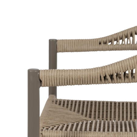 Set de 2 scaune din ratan sintetic cu spătar curbat [5]