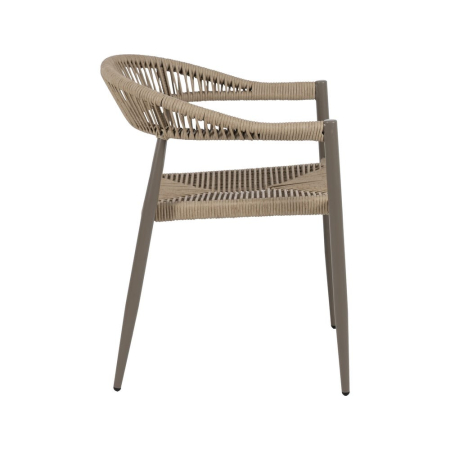 Set de 2 scaune din ratan sintetic cu spătar curbat [2]