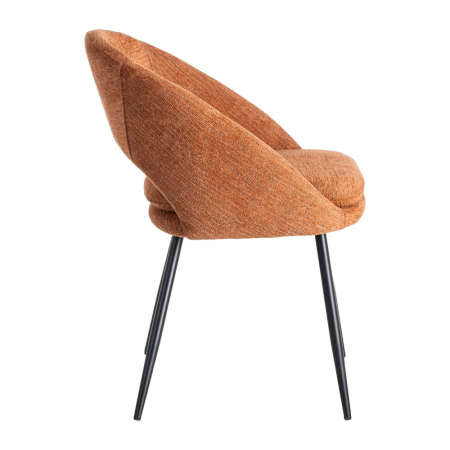 scaune-dining-portocaliu-ars-stofa-metalice [5]