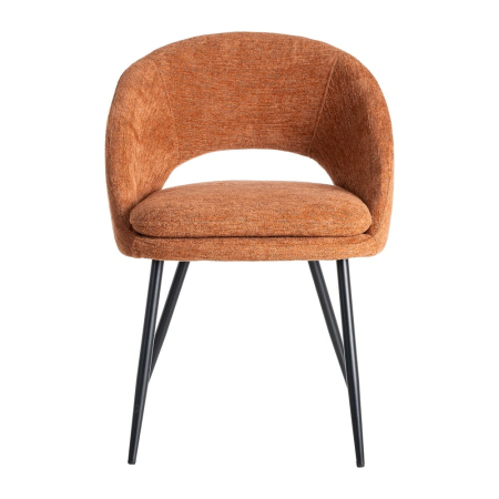 scaune-dining-portocaliu-ars-stofa-metalice [4]