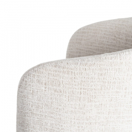 Set de 2 scaune dining HORECA din stofă teracotă cu design modern și structură metalică [6]