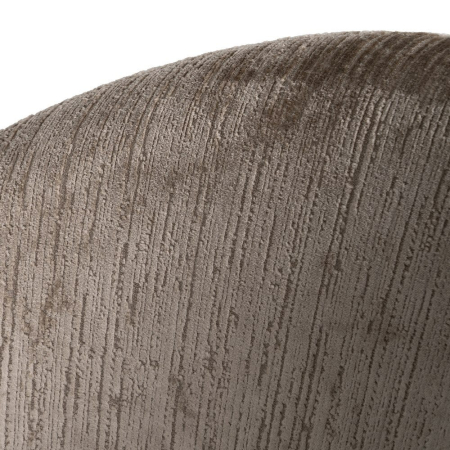 Set de 2 scaune din catifea taupe cu picioare metalice negre [5]