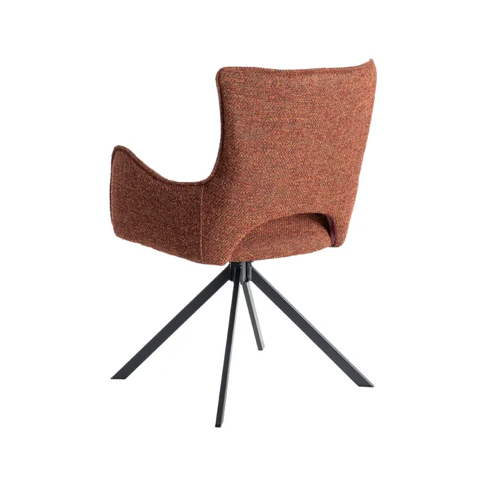 scaune-dining-rosu-stofa-baza-stabila [4]