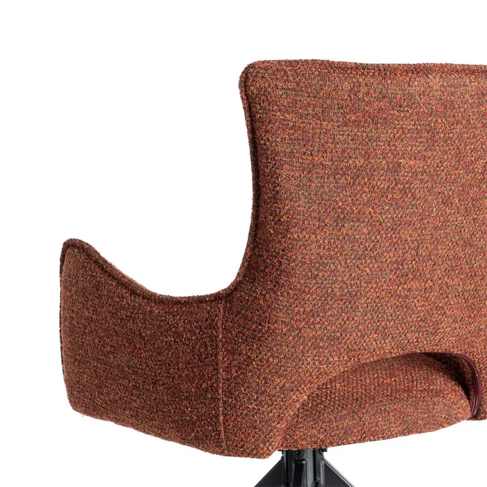 scaune-dining-rosu-stofa-baza-stabila [5]