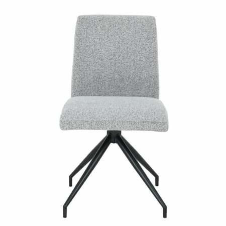 scaune arm gri deschis boucle maner decorativ [5]